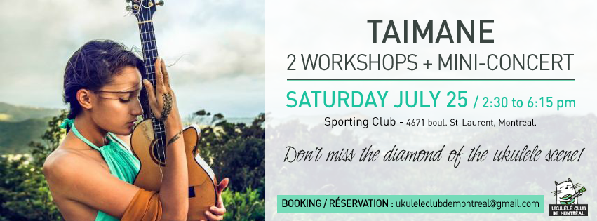TAIMANE - The Diamond of the Ukulele Scene à Montreal
